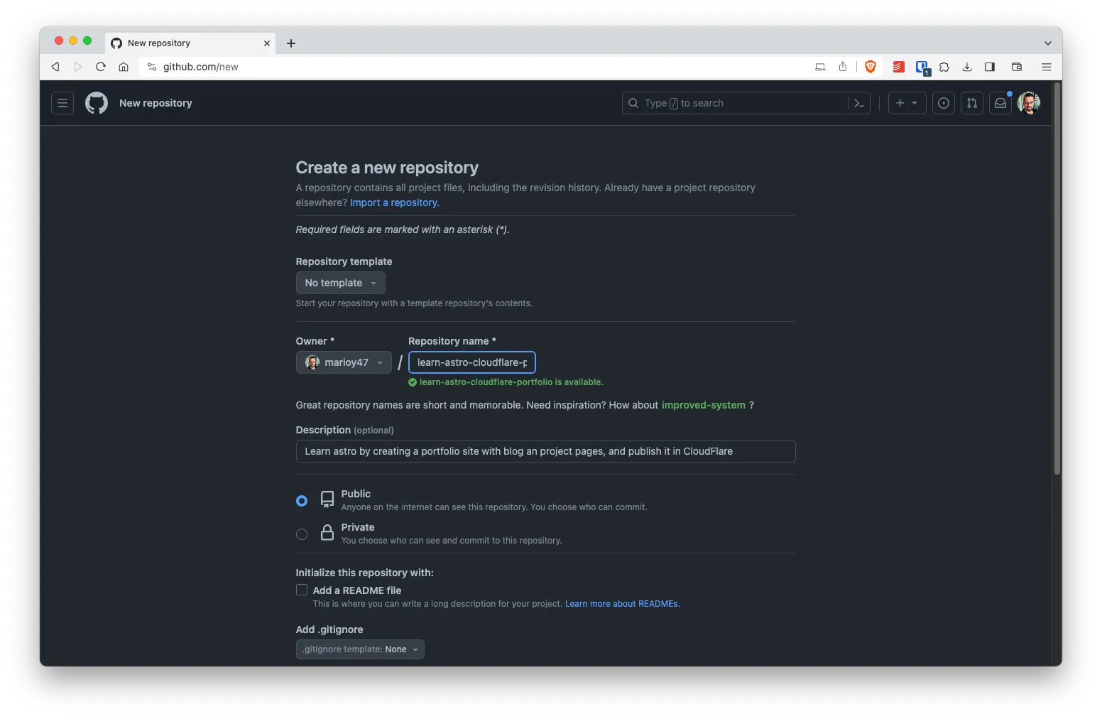 GitHub's new project page